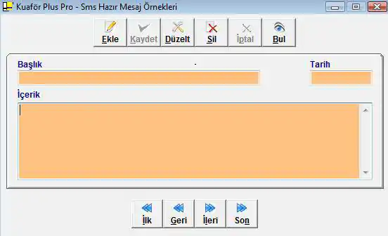 Müşteri Kart Sms Hazır Mesaj